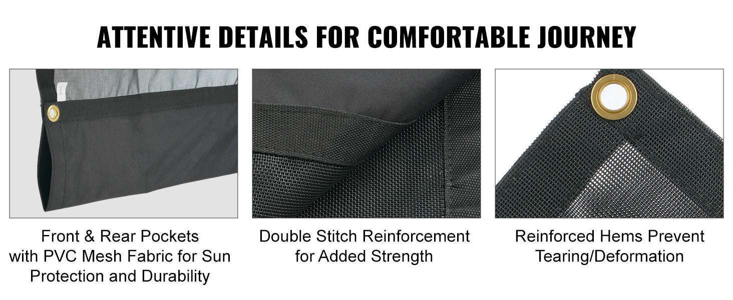 Heavy Duty Dump Truck Mesh Tarp PVC Coated with Reinforced Webbing-7 x 18 ft / United States