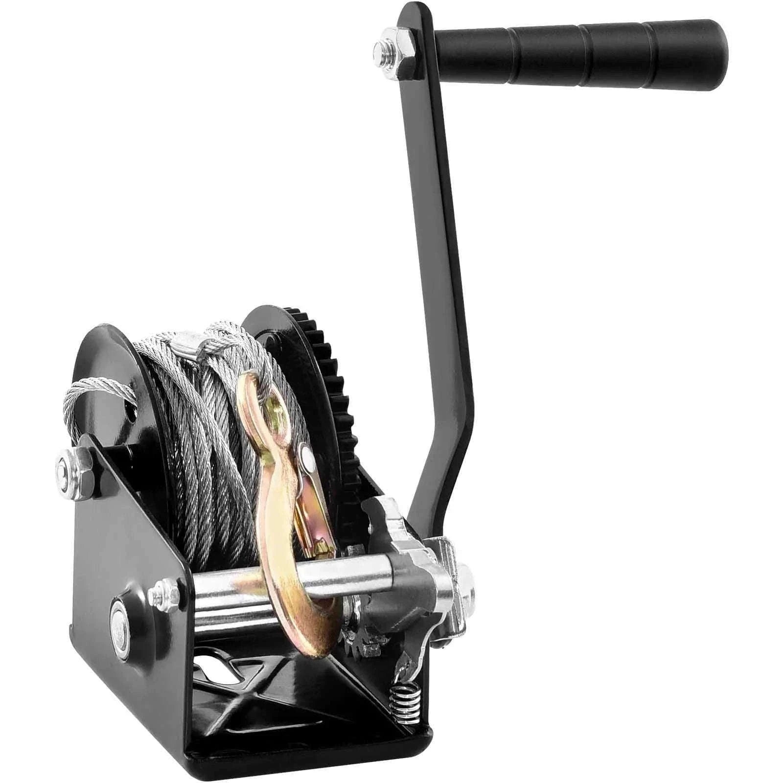 Heavy Duty Hand Winch with 33 ft Steel Cable for Boat Trailer ATV-3500lbs / Poland