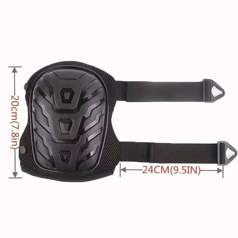 Heavy Duty Knee Pads with Gel Cushioning and Secure Fit-One Size Fit