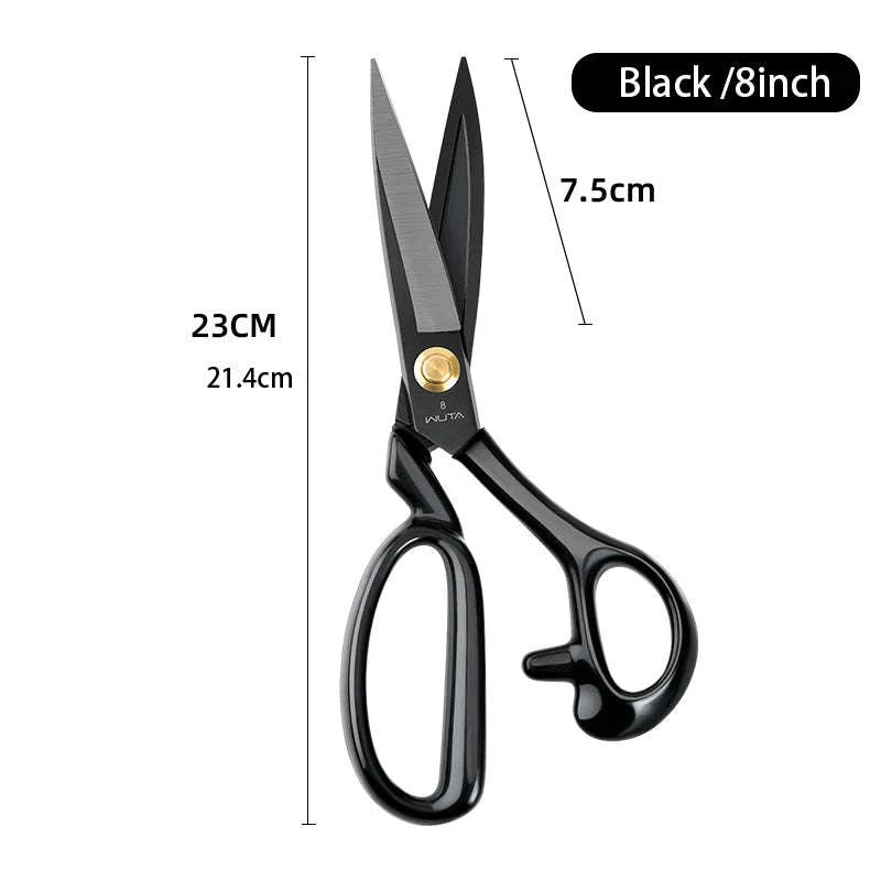Heavy Duty Leather & Fabric Scissors – Sharp Steel Sewing Shears-9 inch Scissors-1pc / United States