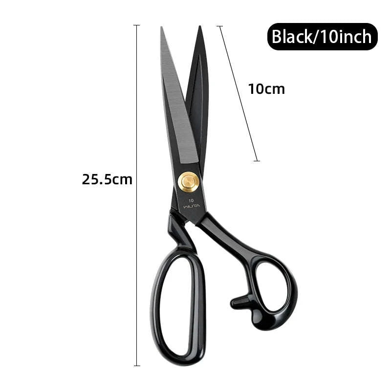 Heavy Duty Leather & Fabric Scissors – Sharp Steel Sewing Shears-9 inch Scissors-1pc / United States