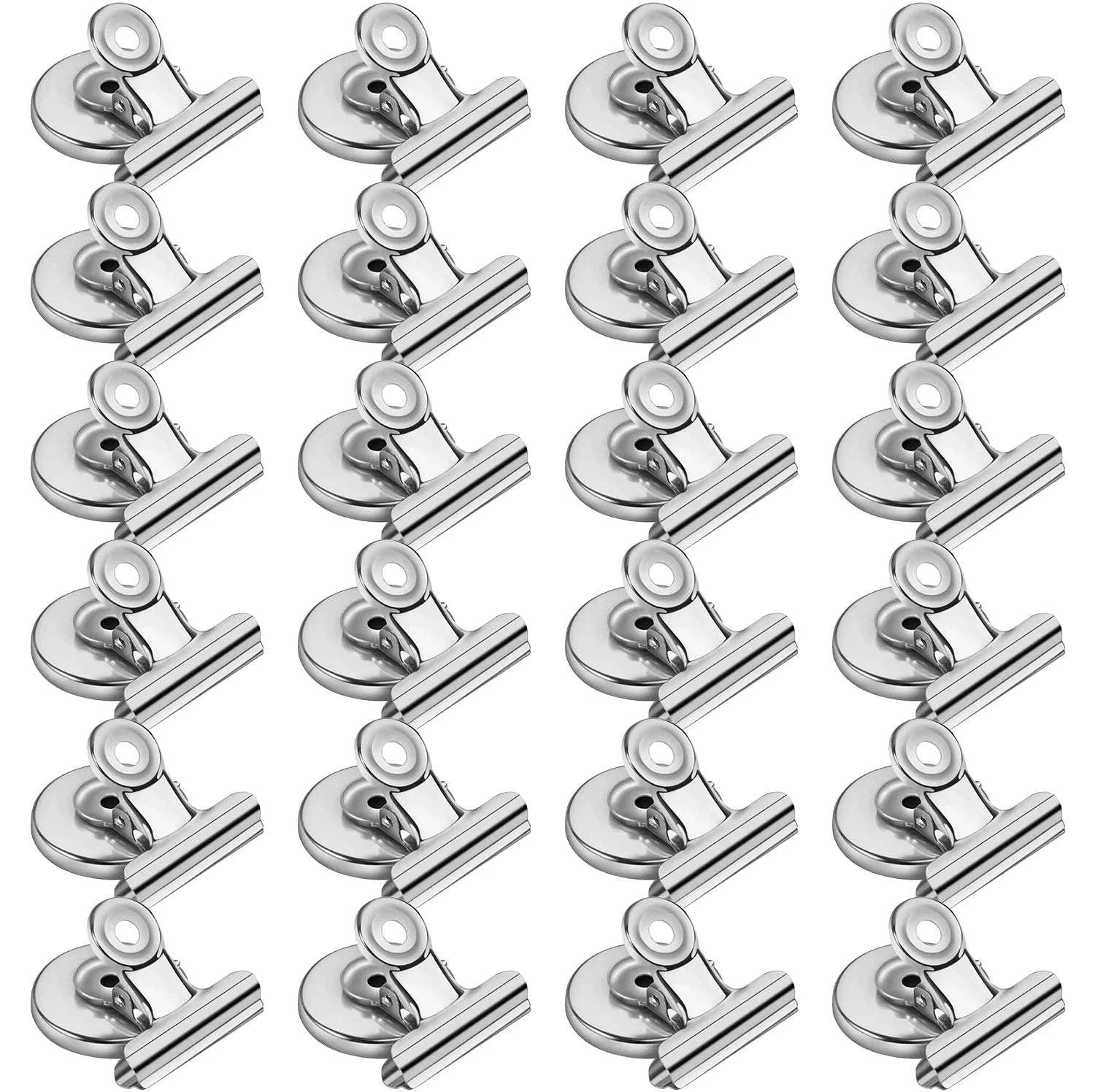 Heavy Duty Magnetic Bulldog Clips-10PCS-Sliver