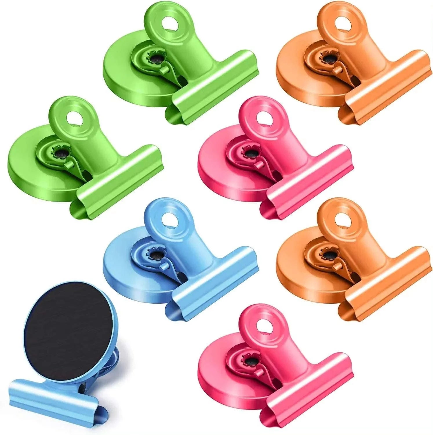Heavy Duty Magnetic Bulldog Clips-10PCS-Sliver