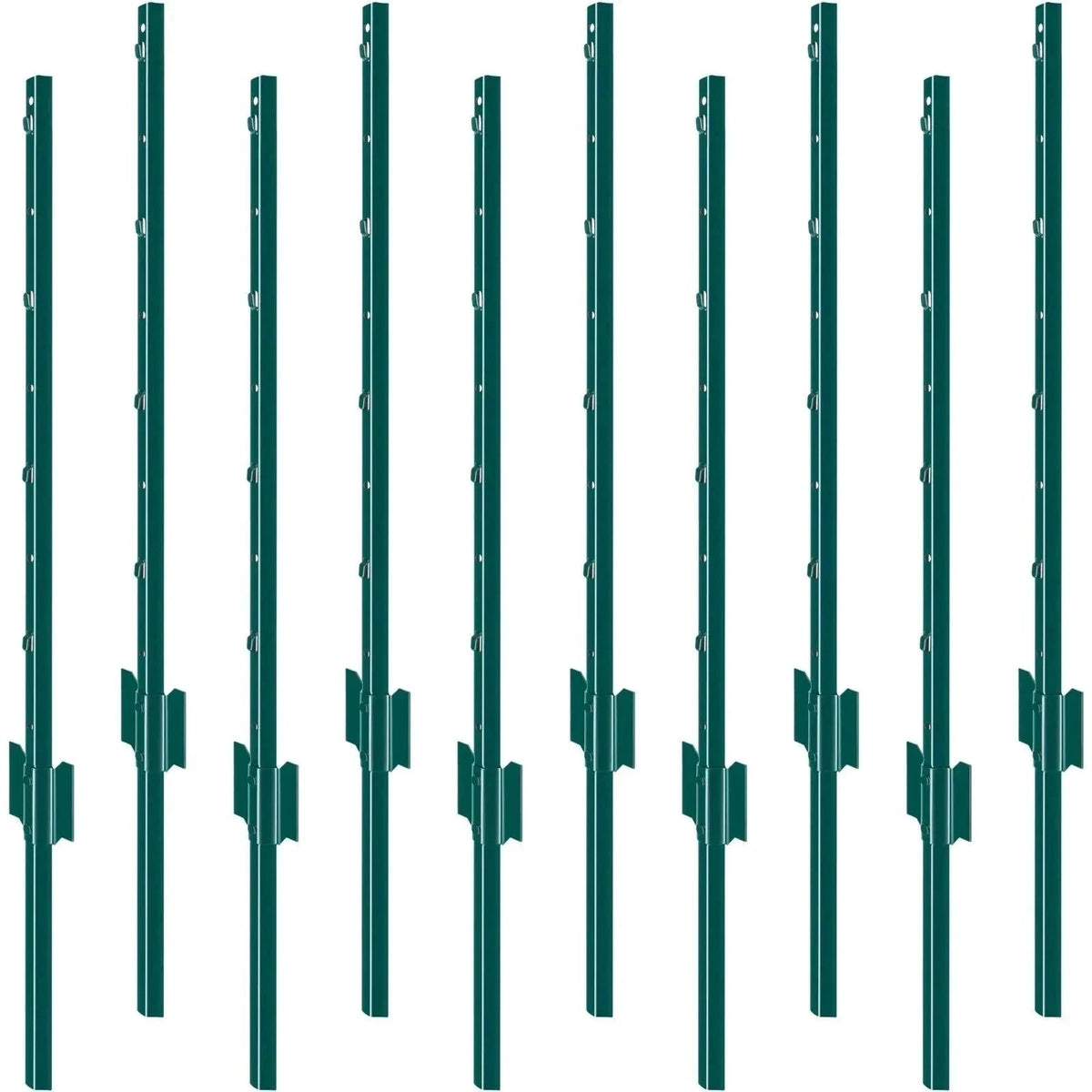 Heavy Duty Metal Fence Post 6 ft Set of 6-6pcs 6inch / Poland