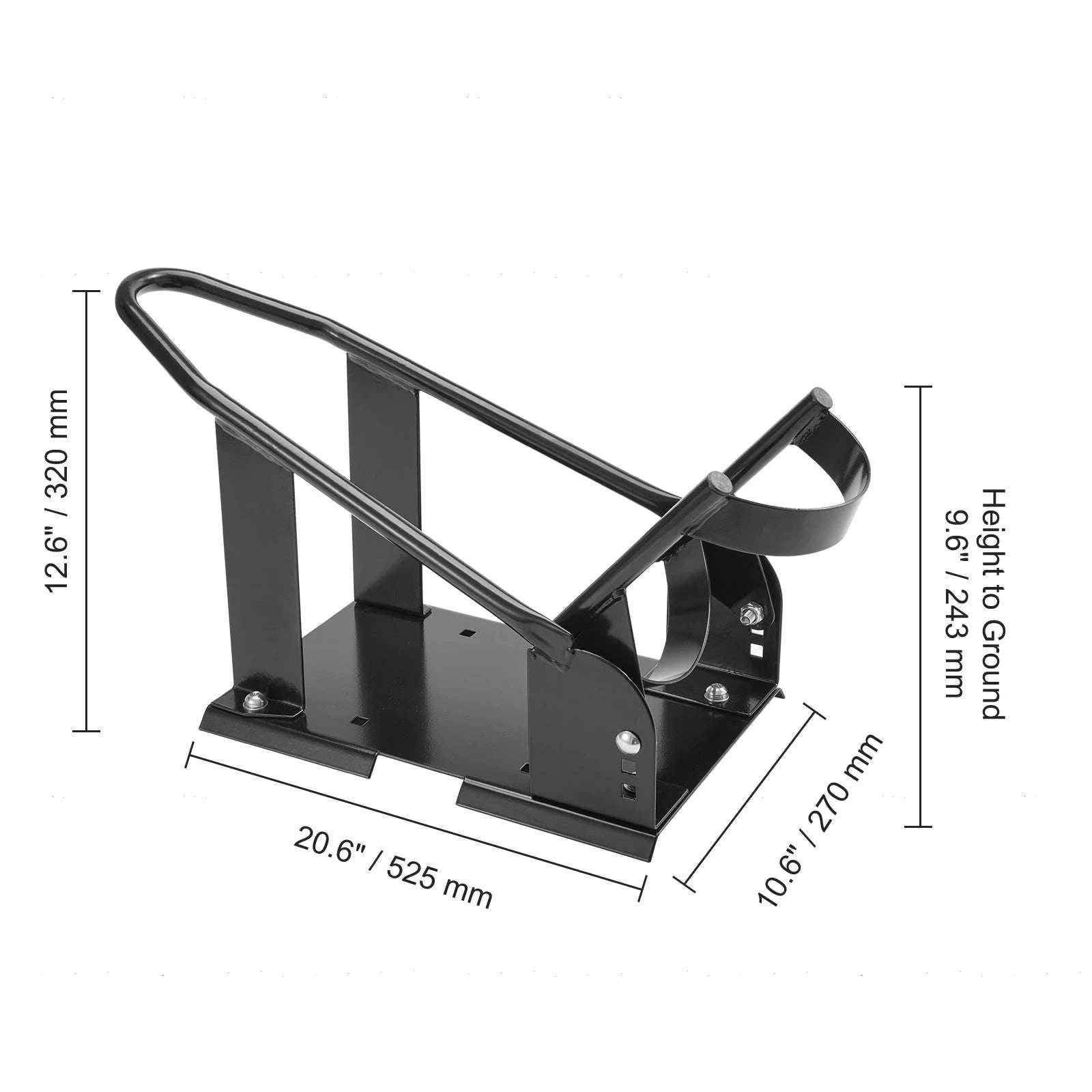 Heavy-Duty Motorcycle Wheel Chock Stand 1800lbs Adjustable Fit-3 Adjustable Holes / United States