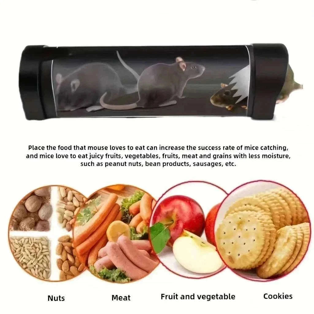 Heavy-Duty No-Contact Mouse Trap-black
