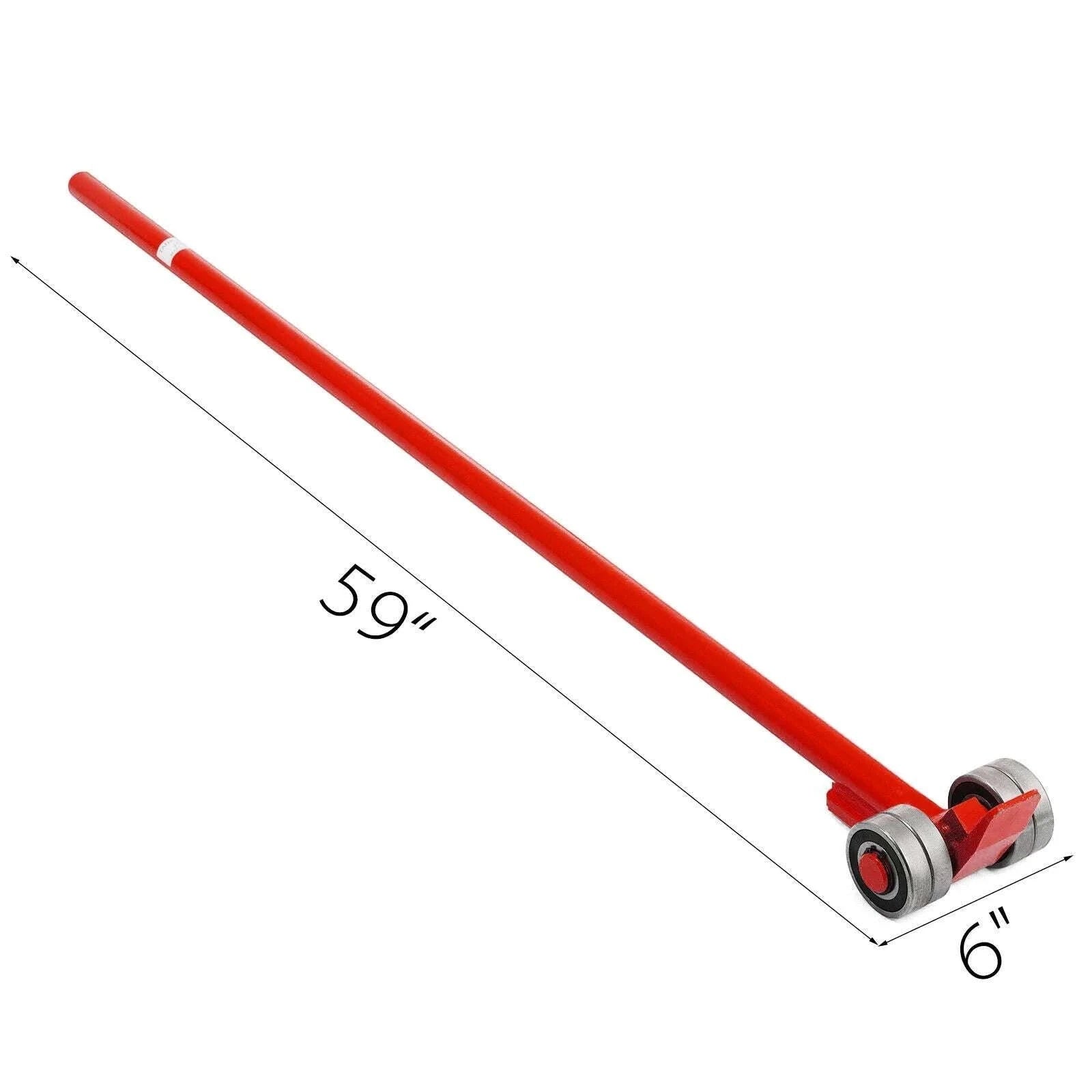 Heavy Duty Pry Lever Bar 6600 lbs Capacity with Wheels-3T 5ft / GERMANY
