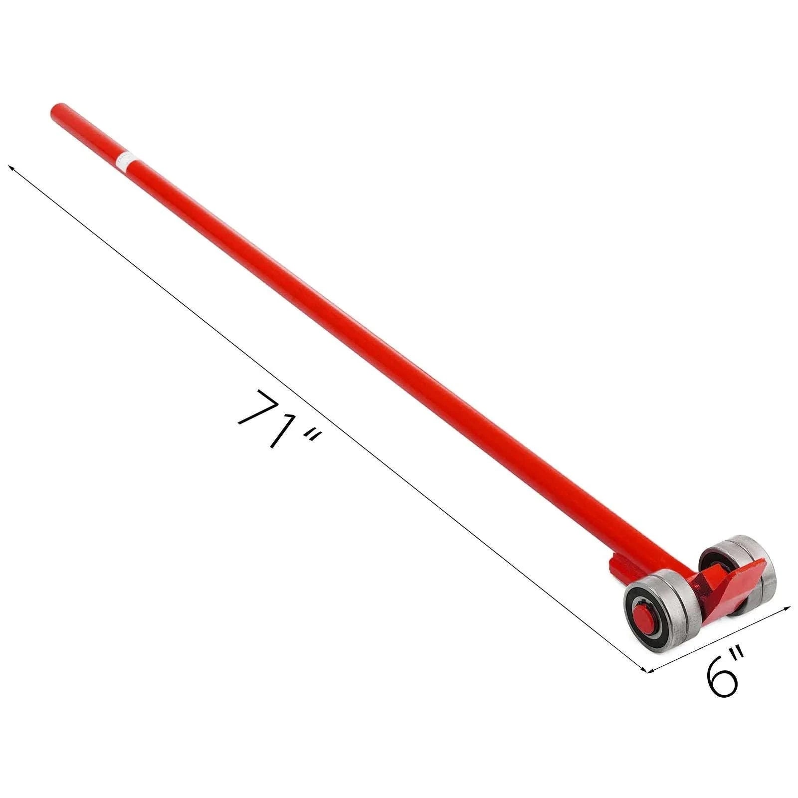 Heavy Duty Pry Lever Bar 6600 lbs Capacity with Wheels-3T 5ft / GERMANY