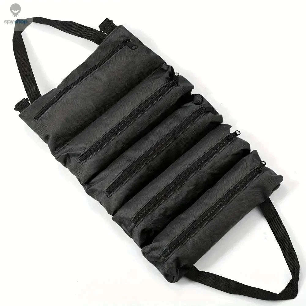 Heavy-Duty Roll-Up Tool Bag for Organized, Ready Access-green