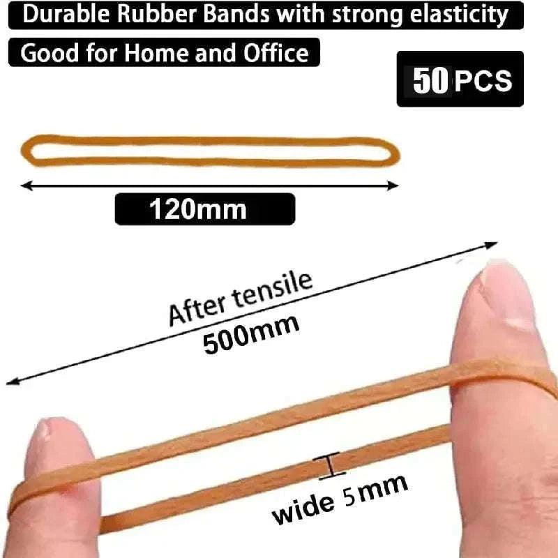 Heavy Duty Rubber Bands for Office, School, and Storage-10pcs / 120MM / 10mm