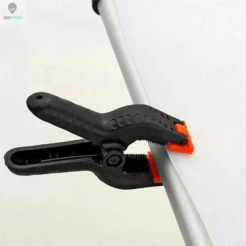 Heavy Duty Spring Clamps 6‑Piece 3‑Inch Set-Black