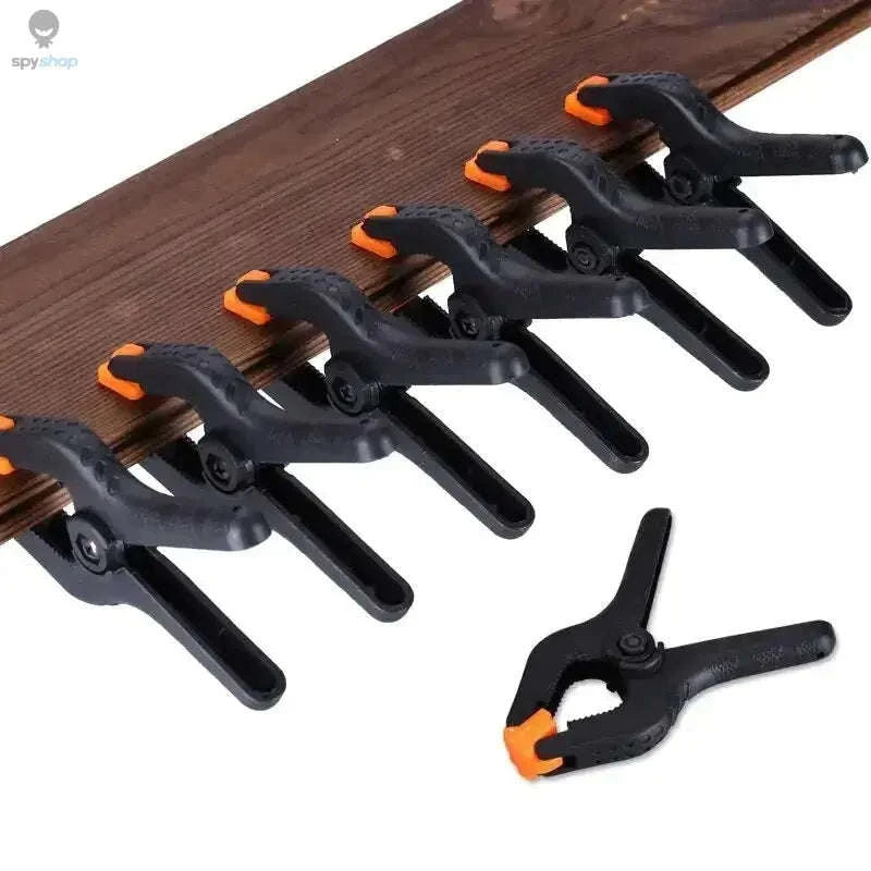 Heavy Duty Spring Clamps 6‑Piece 3‑Inch Set-Black