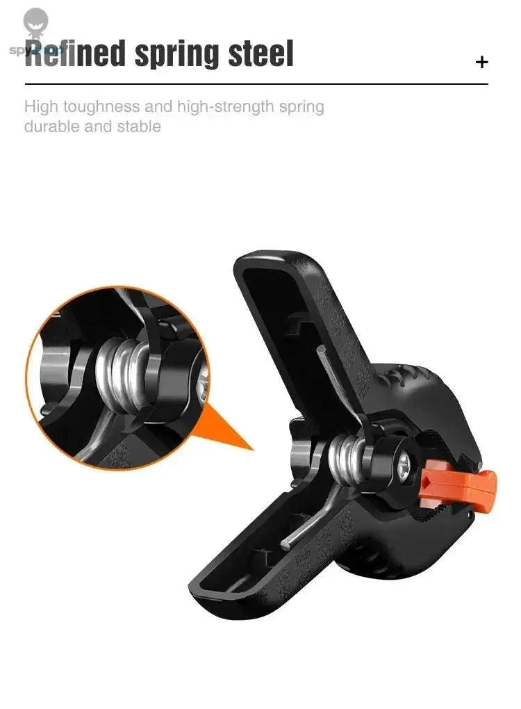 Heavy Duty Spring Clamps 6‑Piece 3‑Inch Set-Black