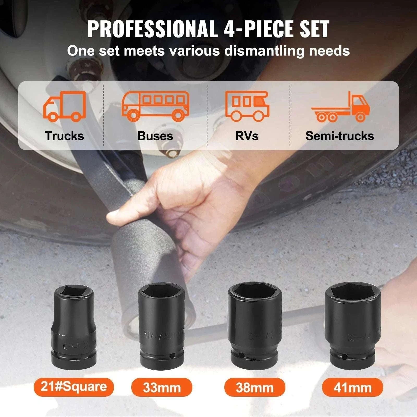 Heavy Duty Torque Multiplier Wrench Set with Sockets & Case-1 to 64 4PCs / france