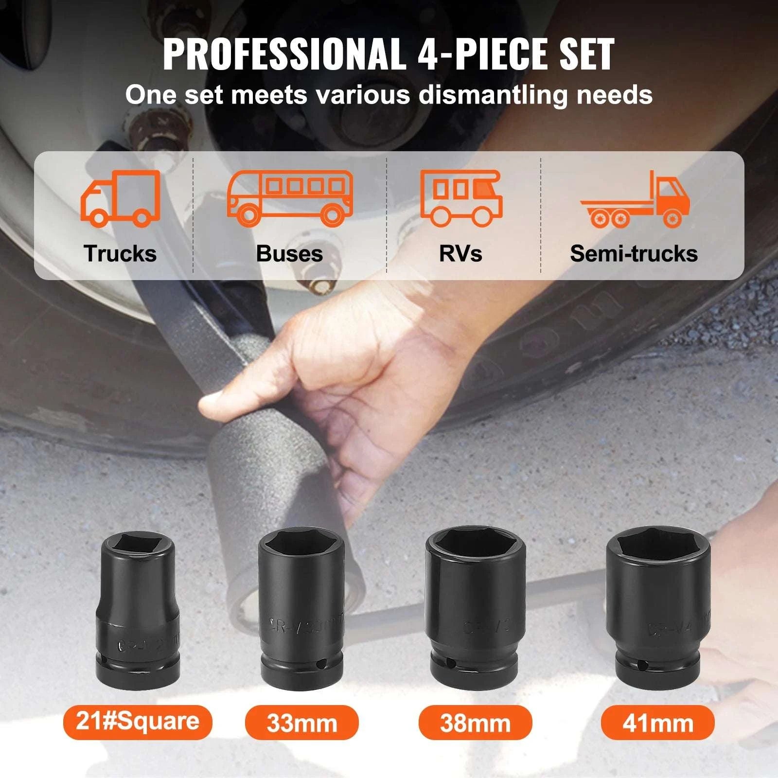 Heavy Duty Torque Multiplier Wrench Set with Sockets & Case-1 to 64 4PCs / france