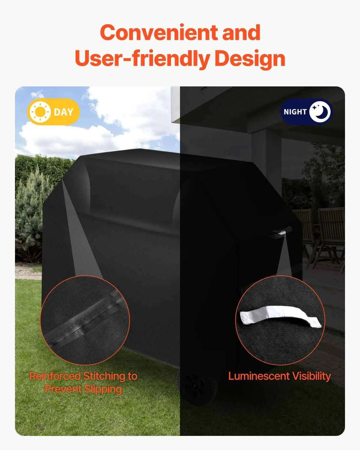 Heavy Duty Waterproof Grill Cover-60inch / United States