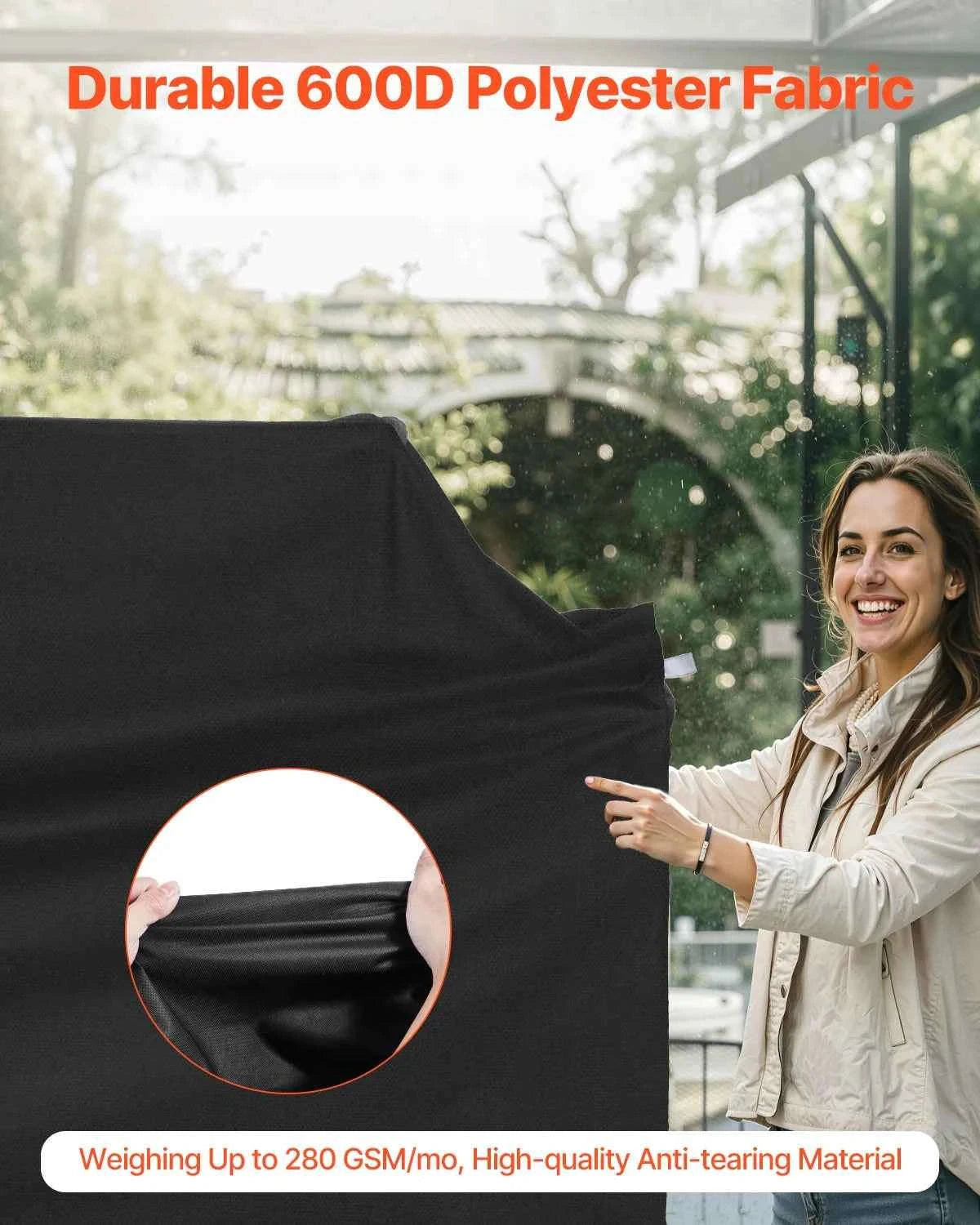 Heavy Duty Waterproof Grill Cover-60inch / United States