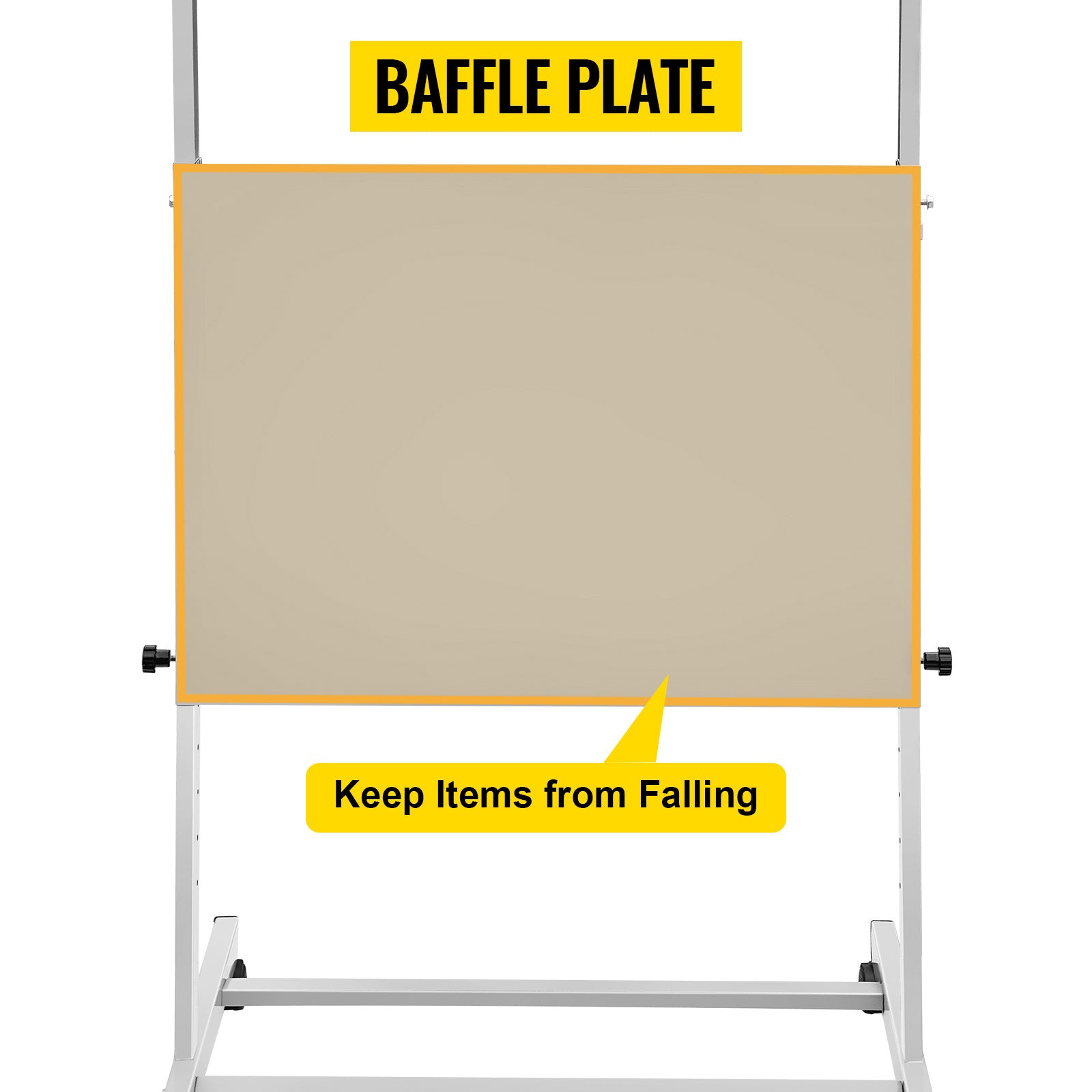 Height Adjustable Portable Standing Lectern with Casters and Storage Shelf-United States