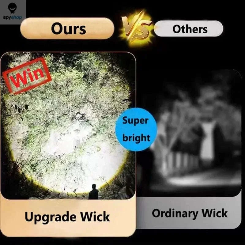 Heinast High Power LED Flashlight – Rechargeable Torch with COB Side Light and Telescopic Zoom-5 LED Flashlight-1PC