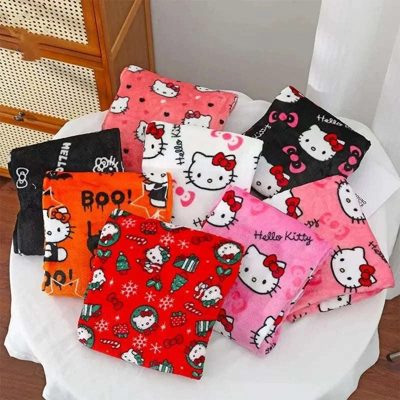 Hello Kitty Flannel Pajama Pants Women Soft Stretch Sleep Bottoms-1pc / S / United States