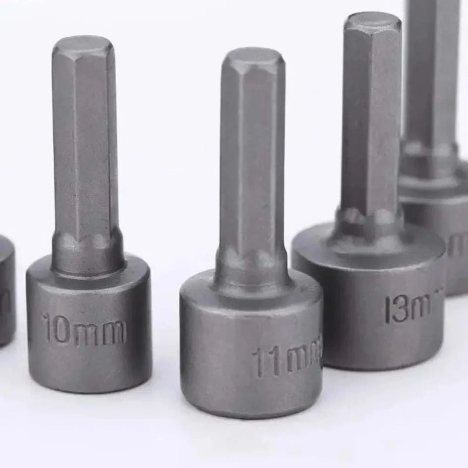 Hex Socket Nut Driver Set 5–13mm Multi-Size Wrench Bit Kit-United States / 9pcs