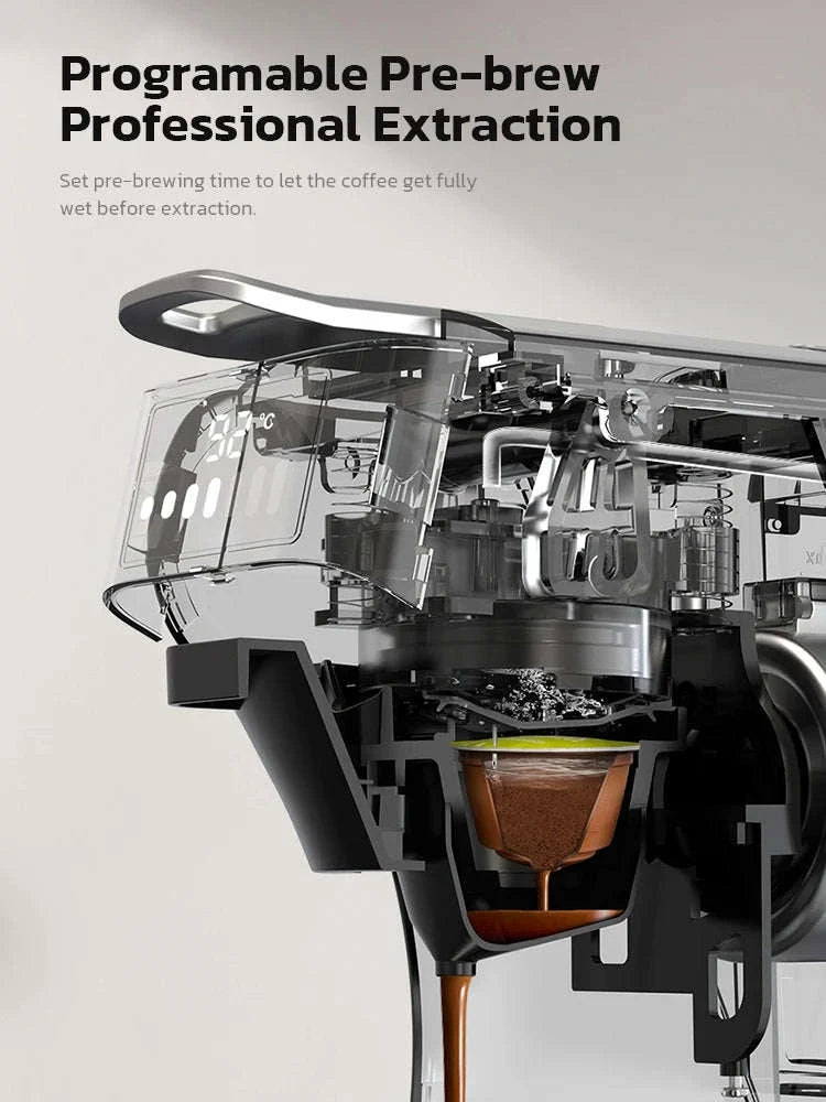 HiBREW 6‑in‑1 Capsule Coffee Machine for Hot & Cold Espresso-H1B M3A WH Tray / Saudi Arabia / UK