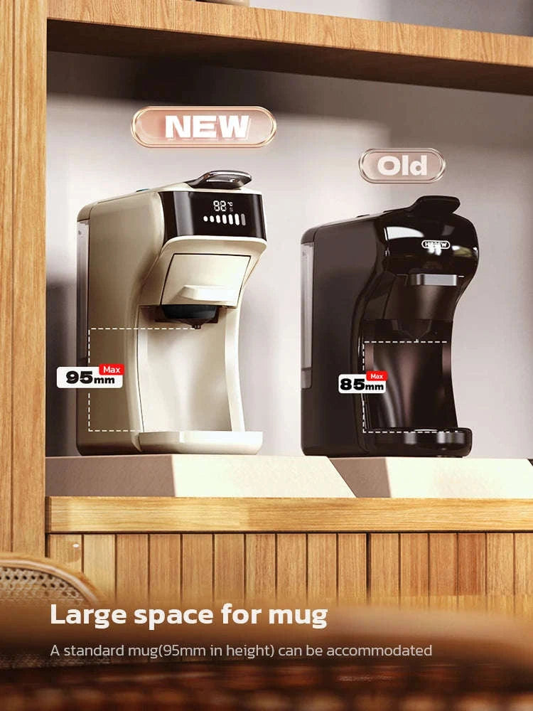 HiBREW 6‑in‑1 Capsule Coffee Machine for Hot & Cold Espresso-H1B M3A WH Tray / Saudi Arabia / UK