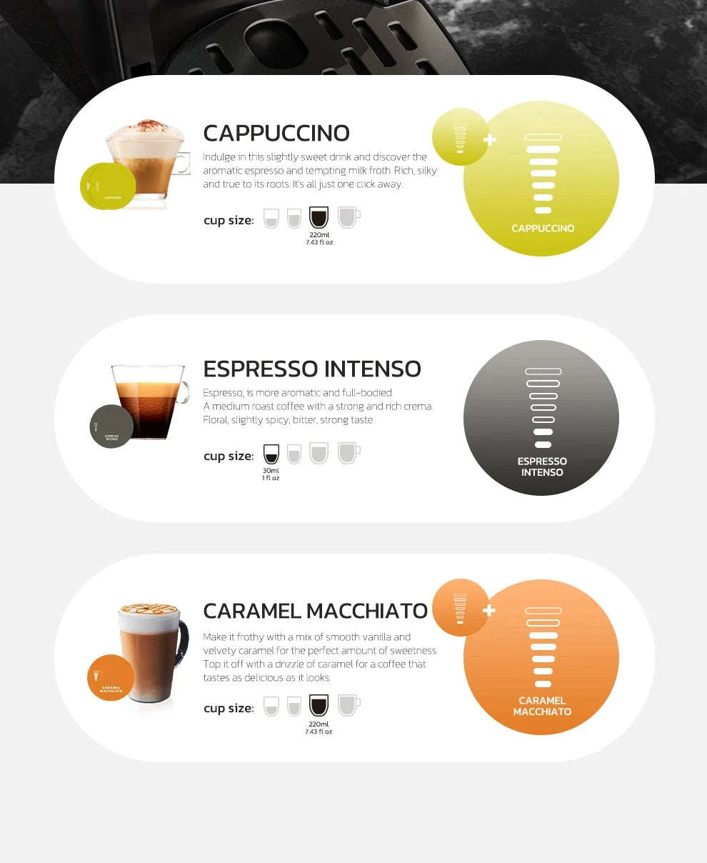 HiBREW 6‑in‑1 Capsule Coffee Machine for Hot & Cold Espresso-H1B M3A WH Tray / Saudi Arabia / UK