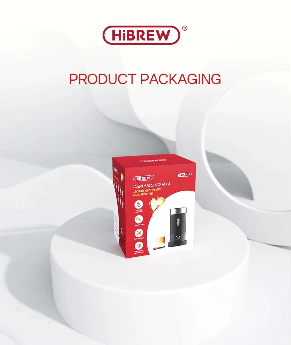 HiBREW Automatic Milk Frother and Warmer M1A-M1A WH / EU