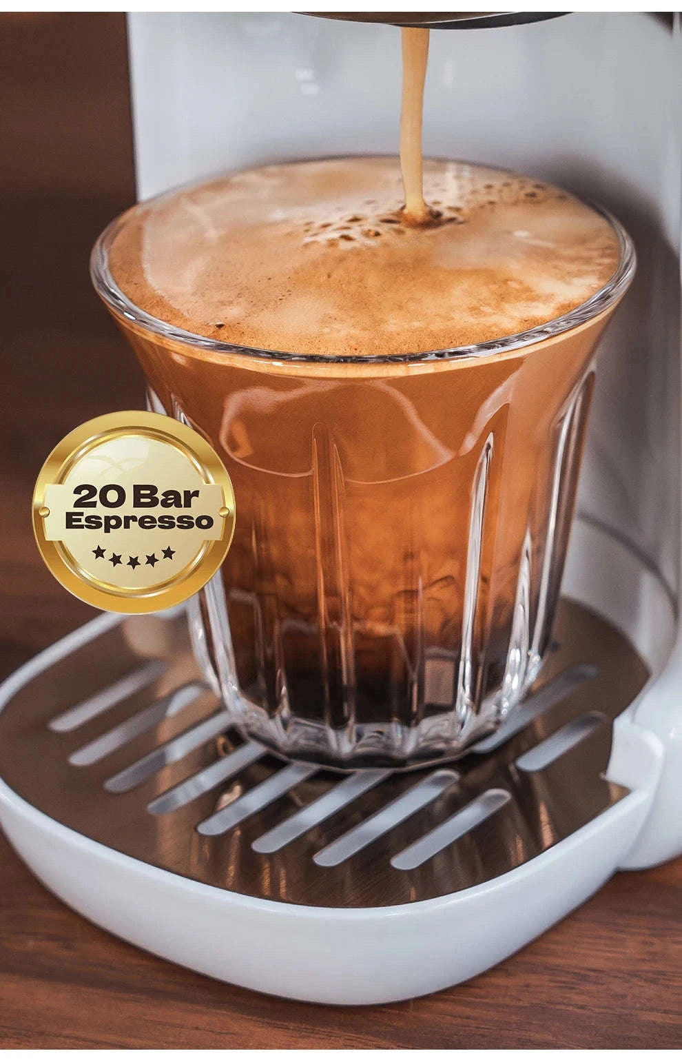 HiBREW Multiple Capsule Coffee Machine 5‑in‑1 Hot & Cold Brewing-H2B BK / spain / UK