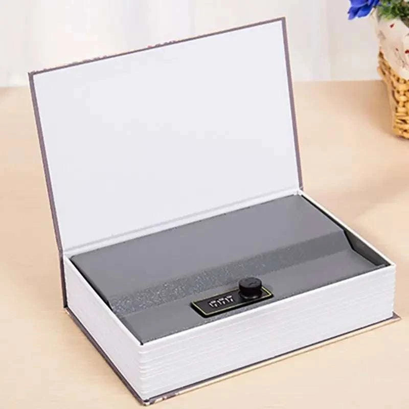 Hidden Book Safe Box with Lock for Cash, Keys & Valuables-Monroe-Password
