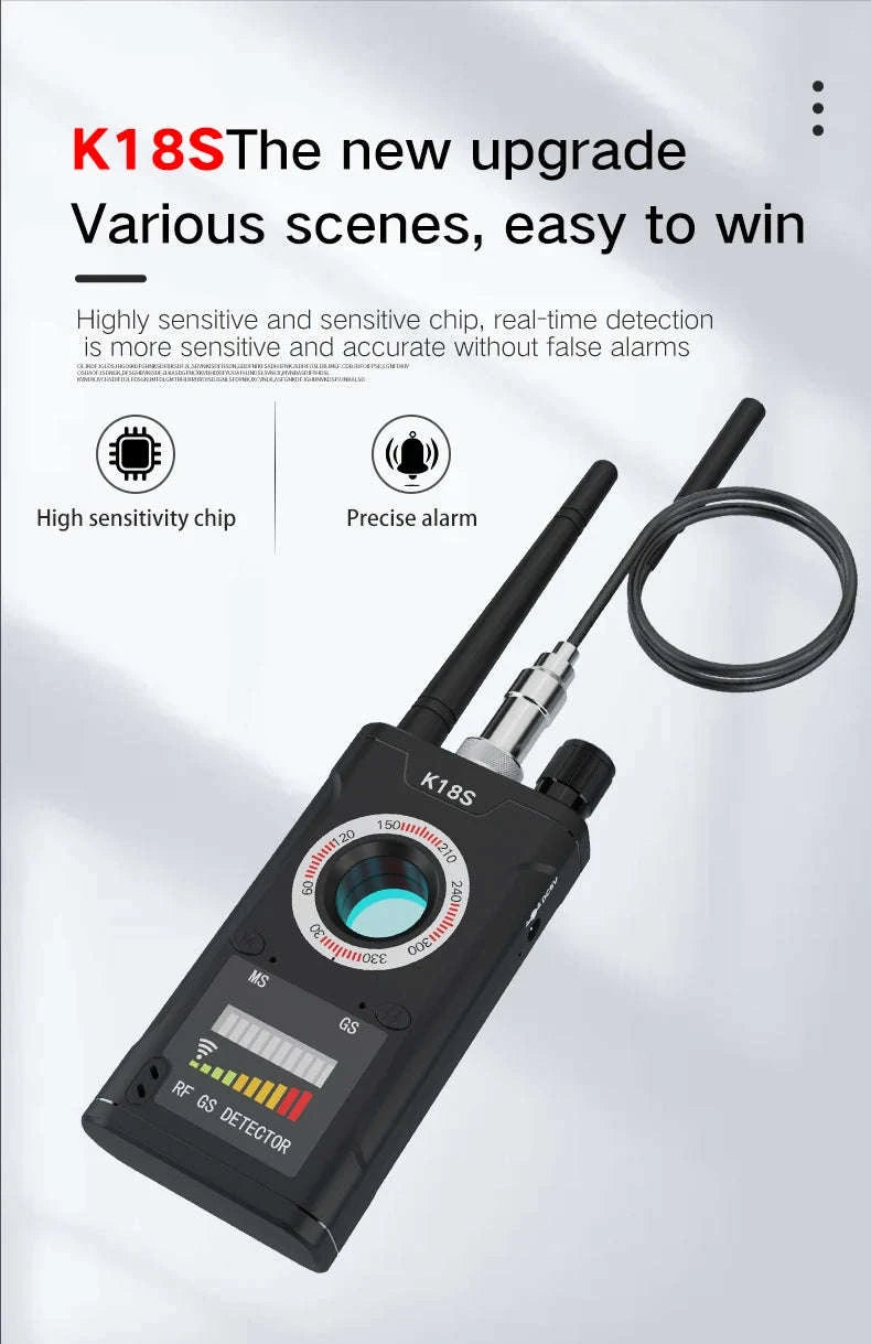 Hidden Camera Detector for Professional Privacy Protection-k18s camera detector