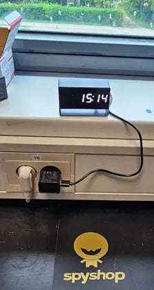 Hidden IP Camera Desk Clock with Remote Viewing