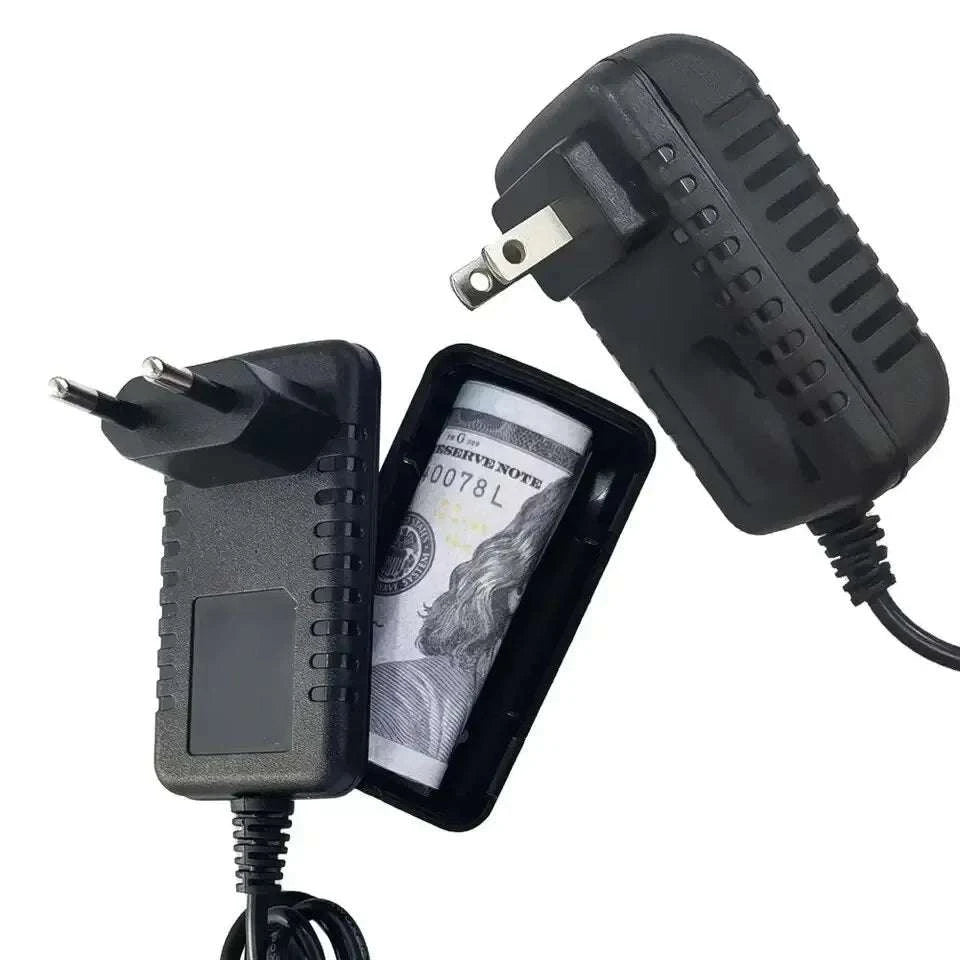 Hidden Plug Wall Safe Box for Cash, Keys & Valuables Storage-EU - Long Cable