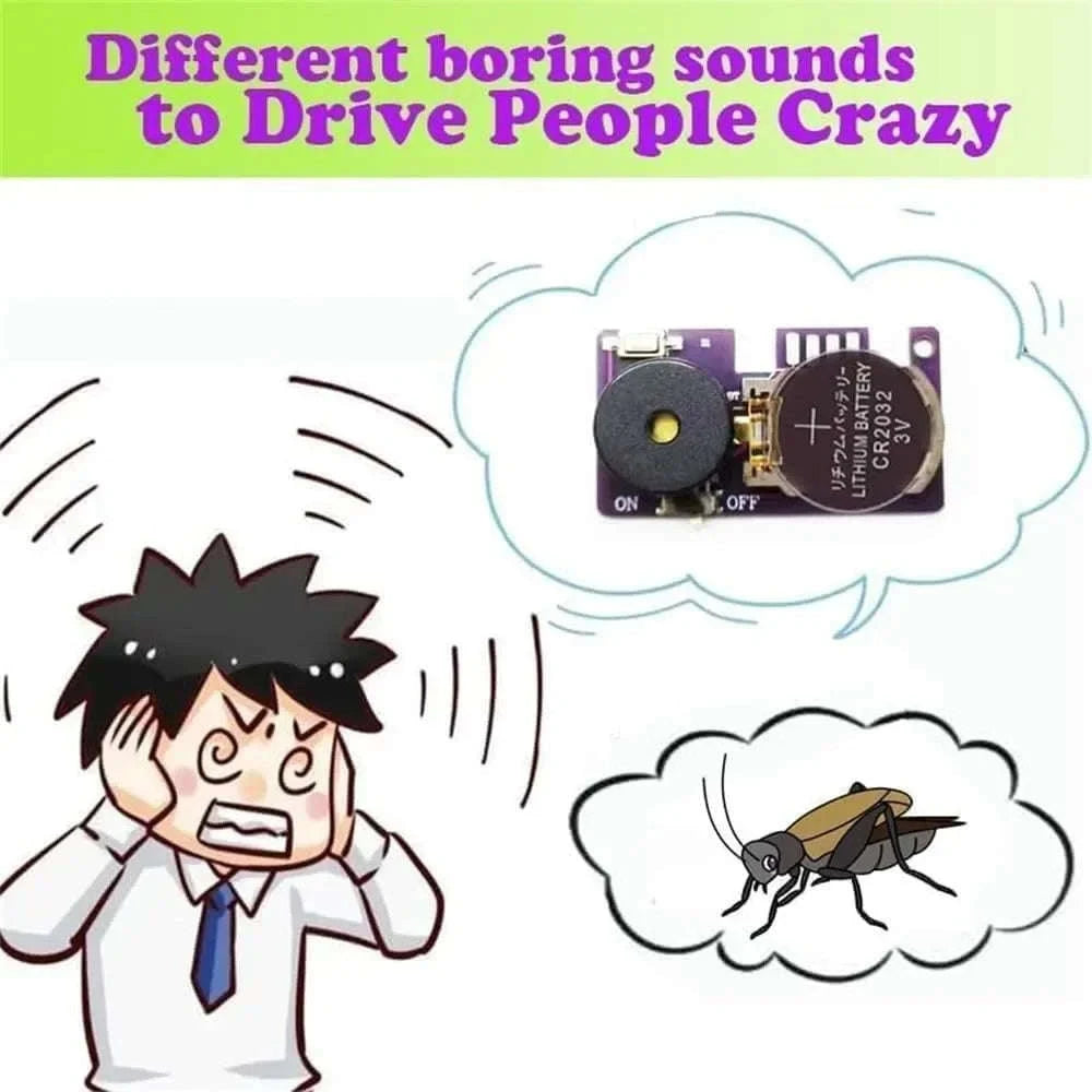 Hidden Prank Noise Generator with Realistic Buzz and Annoying Sounds-Red