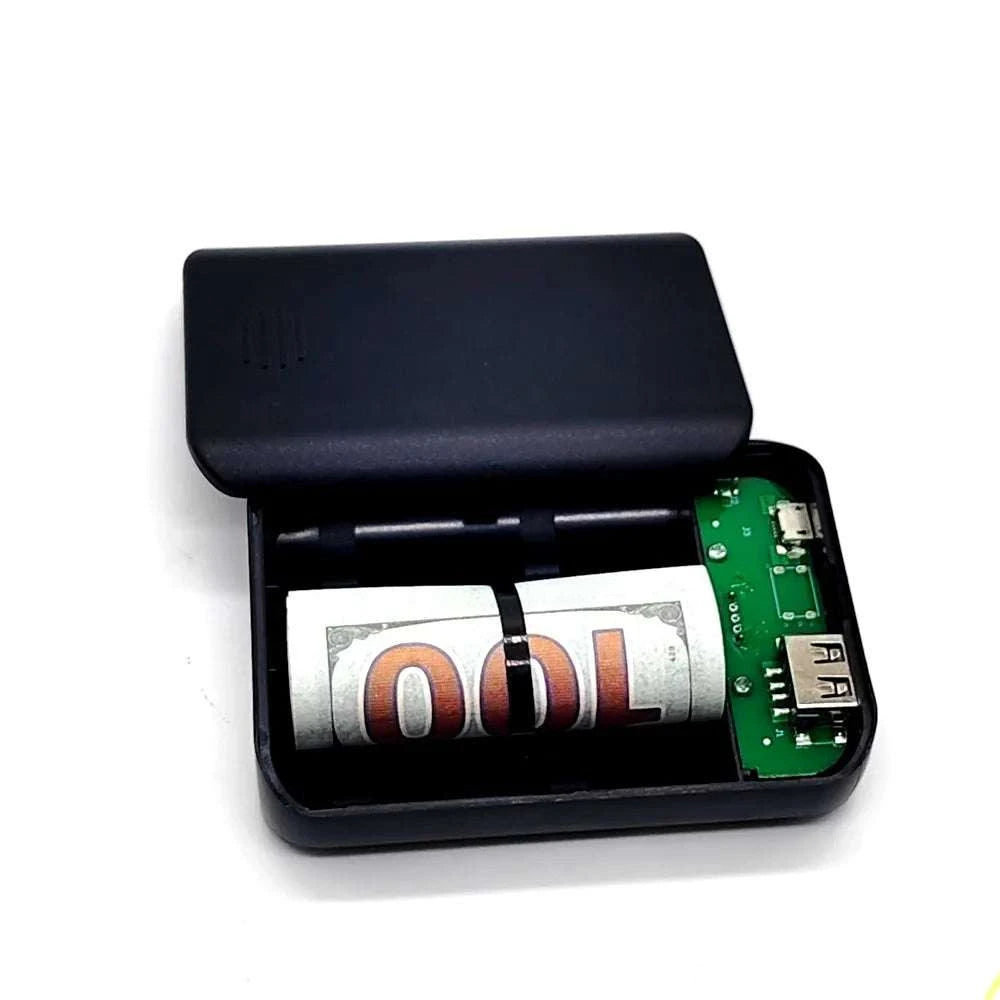 Hidden Storage Box Disguised as Power Bank or Medicine Case-A