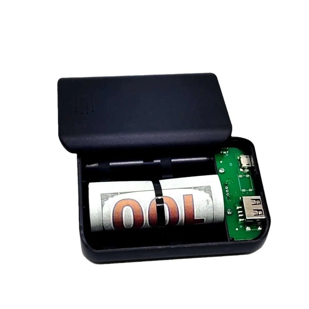 Hidden Storage Box Disguised as Power Bank or Medicine Case-A