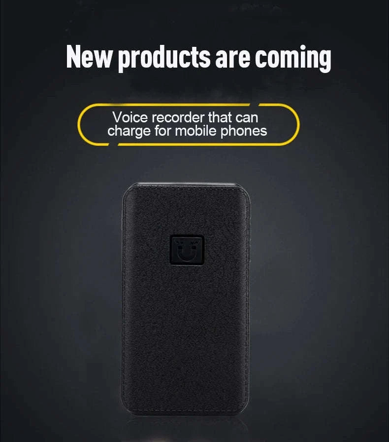 Hidden Voice Recorder Power Bank with 5000mAh and Long Recording-black / 64 GB