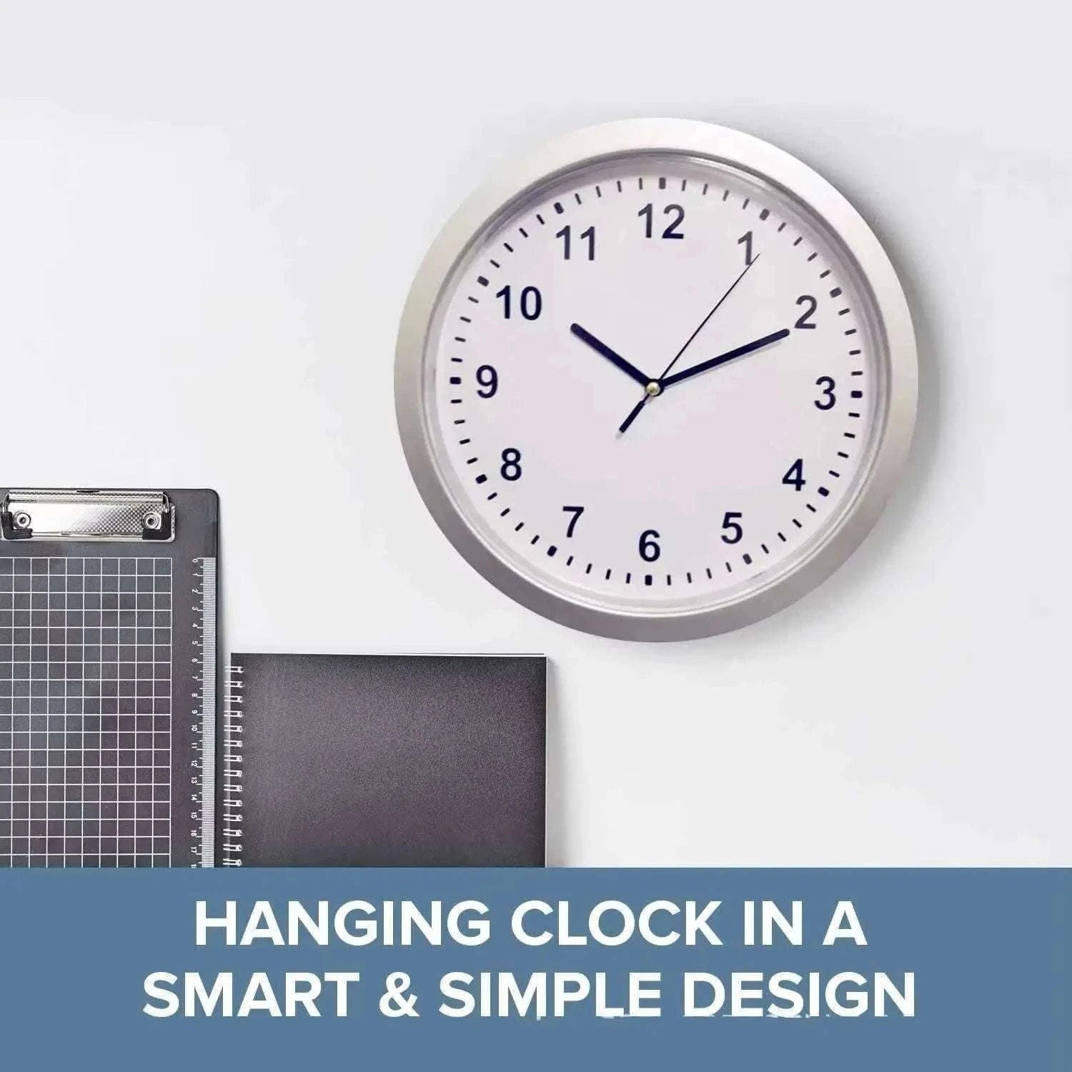 Hidden Wall Clock Safe with Secret Storage for Cash & Valuables-Vintage Gold