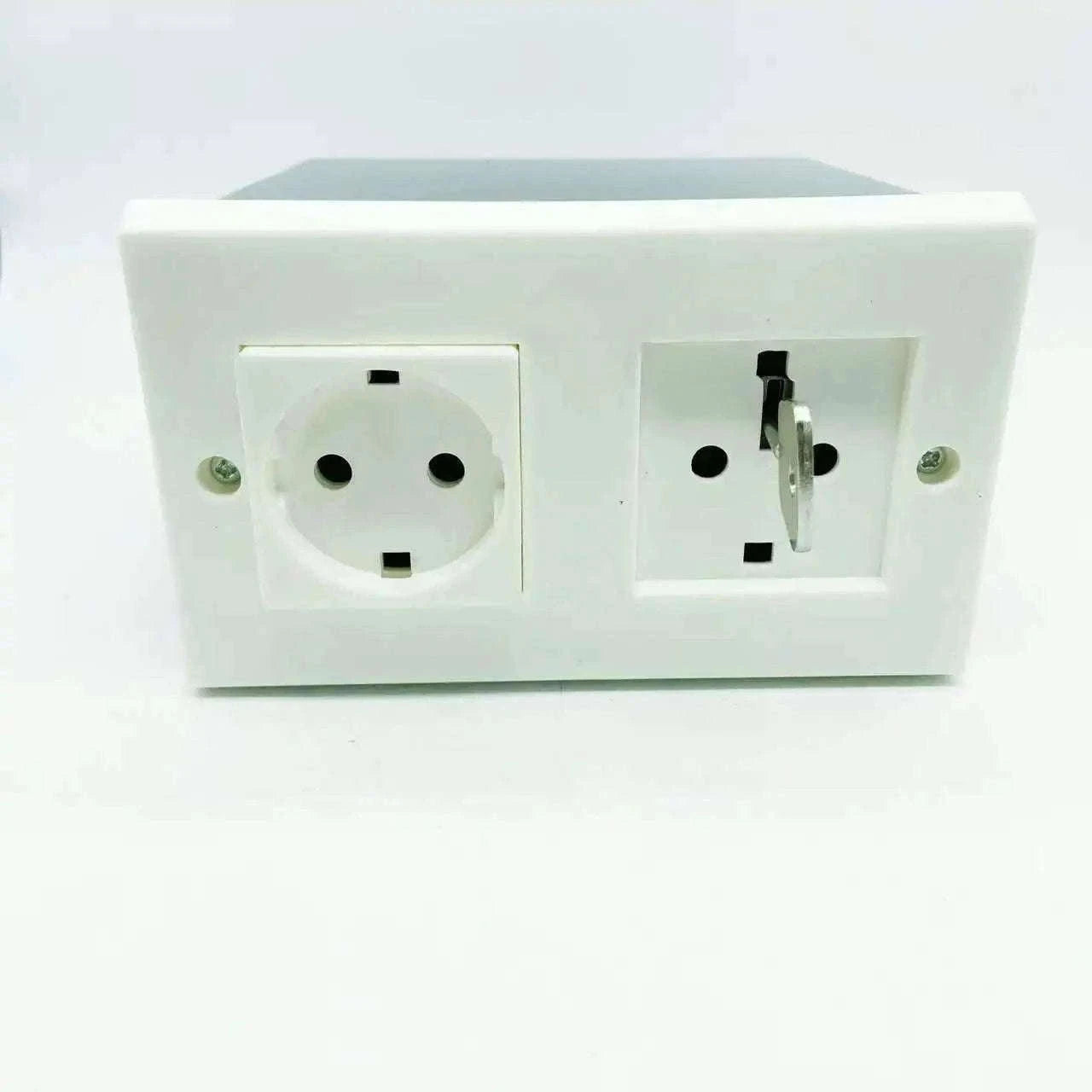 Hidden Wall Socket Safe with Secret Storage and Key Access-Default Title