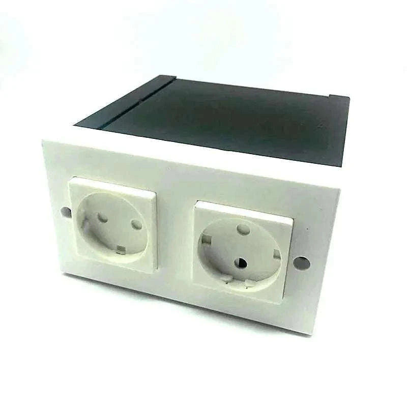 Hidden Wall Socket Safe with Secret Storage and Key Access-Default Title