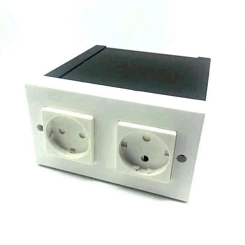 Hidden Wall Socket Safe with Secret Storage and Key Access-Default Title