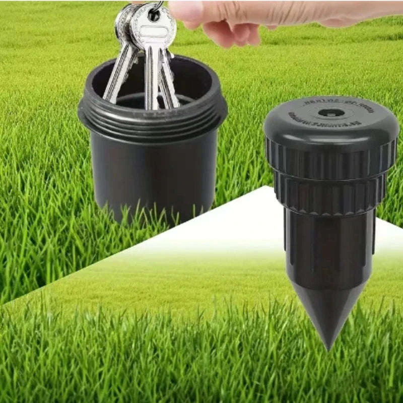 Hidden Watering Can Key Safe for Garden Outdoor Security Storage-black