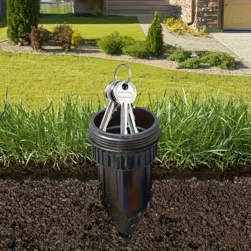 Hidden Watering Can Key Safe for Garden Outdoor Security Storage-black