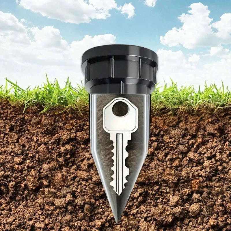 Hidden Watering Can Key Safe for Garden Outdoor Security Storage-black