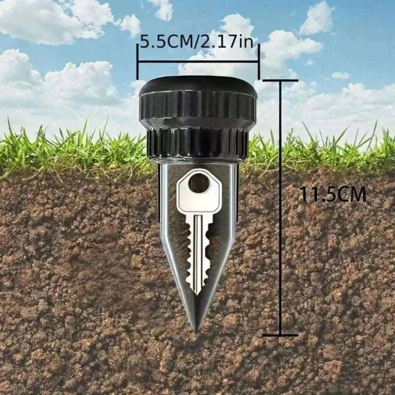 Hidden Watering Can Key Safe for Garden Outdoor Security Storage-black