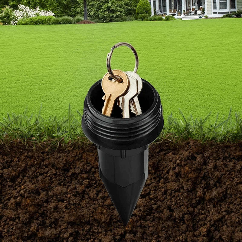 Hidden Watering Can Key Safe for Garden Outdoor Security Storage-black