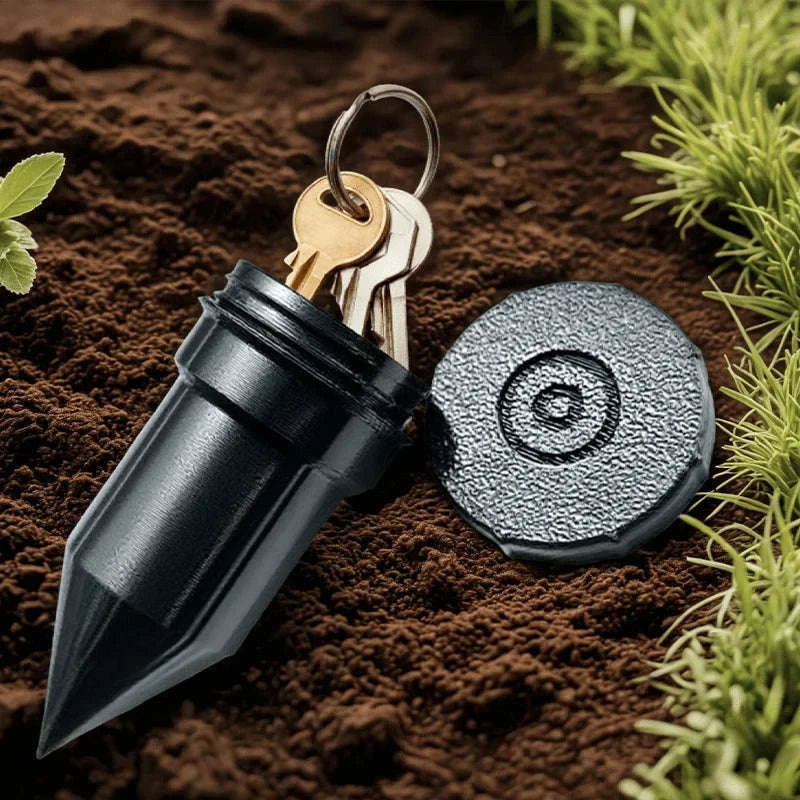 Hidden Watering Can Key Safe for Garden Outdoor Security Storage-black