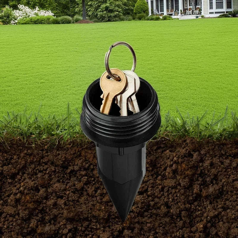Hidden Watering Can Key Safe for Garden Outdoor Security Storage-black
