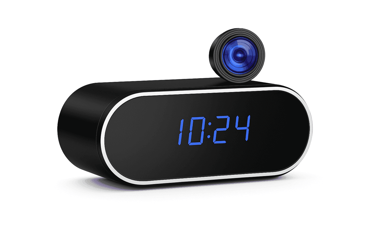 Hidden WiFi Clock Camera with Night Vision & Motion Detection-New camera / Add 32GB SD card / China Mainland